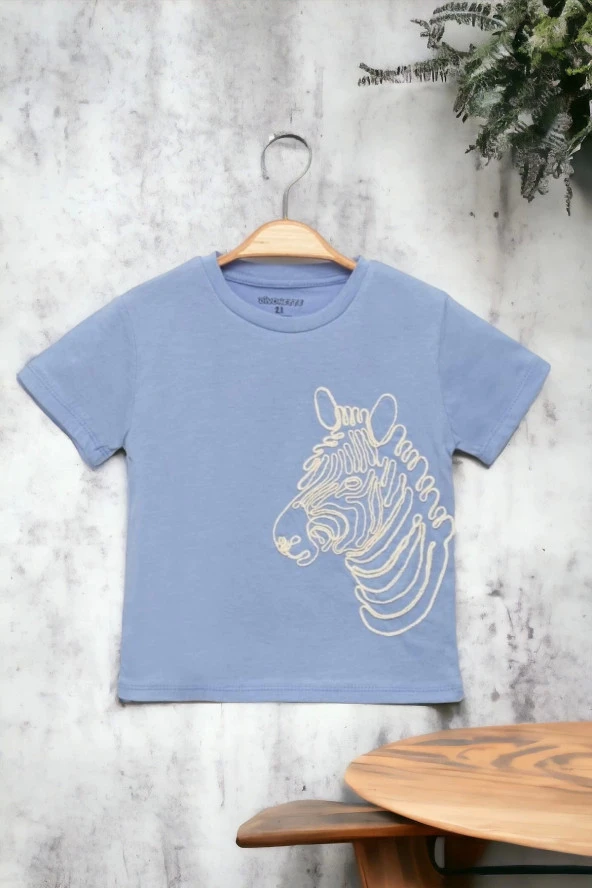 At Nakışlı Erkek Çocuk T-Shirt ( 2- 5 Yaş ) ürün görseli 1