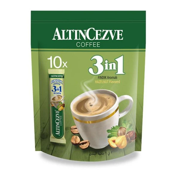 Altıncezve 3ü1 Arada | Üçü bir arada Fındıklı 10′ lu Paket (Tek İçimlik) – 15 Gr x 10 Adet ürün görseli 1