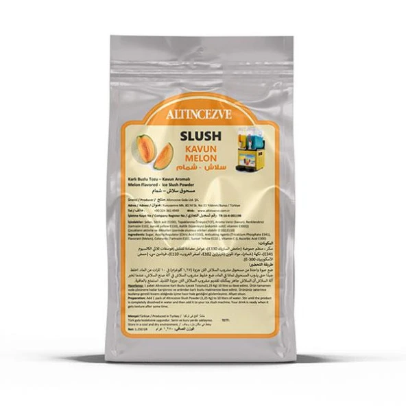 Altıncezve Ice Slush Karlı Buzlu Karlama Tozu | Kavun 1.250 Gr - 10 L ürün görseli 1