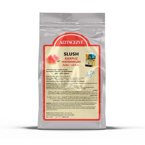 Altıncezve Ice Slush Karlı Buzlu Karlama Tozu | Karpuz 1.250 Gr - 10 L ürün görseli 1
