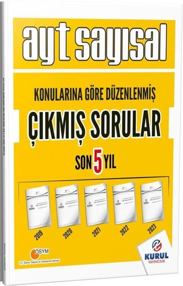 AYT Sayısal Konularına Göre Düzenlenmiş Son 5 Yıl Çıkmış Sorular Kurul Yayıncılık ürün görseli 1