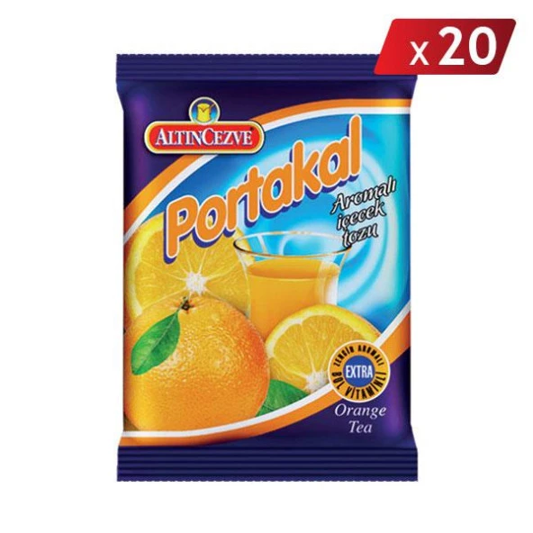 Altıncezve Portakal Aromalı İçecek Tozu 250 Gr - 20Lİ PAKET ürün görseli 1