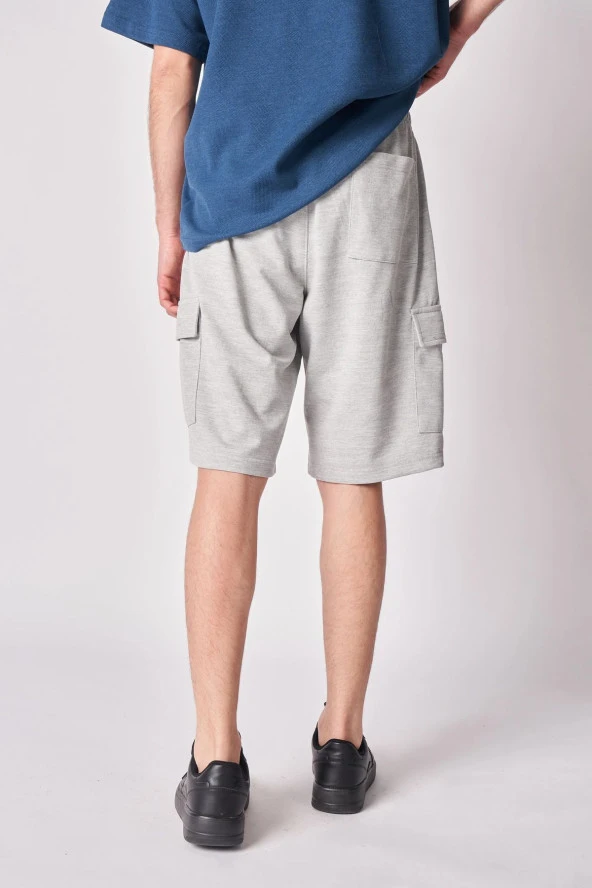 Erkek Oversize Bermuda - Resim 4