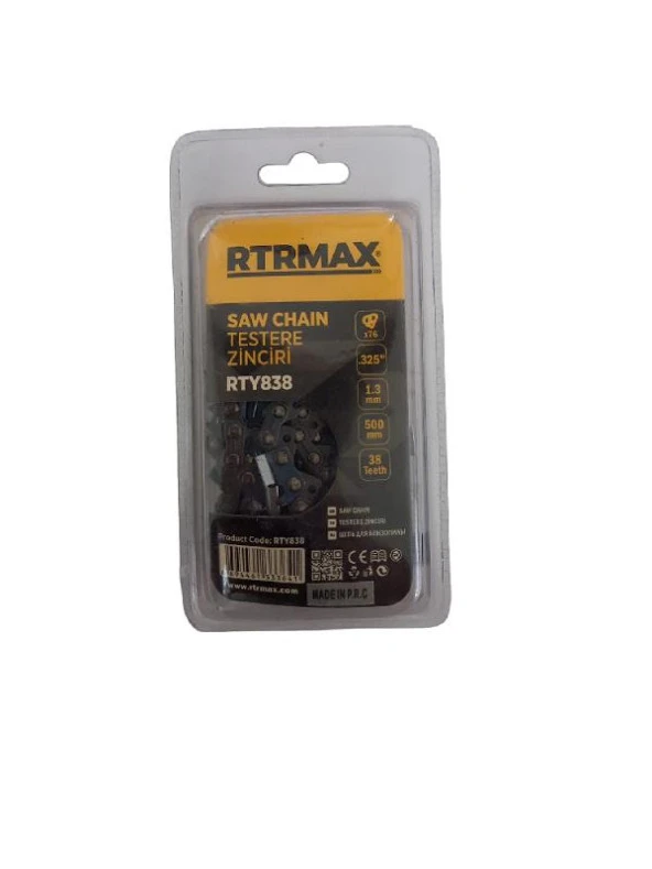 Rtrmax Rty838 Motorlu Testere Zinciri .325'' 1.3 Mm 38 Diş 50 cm ürün görseli 1