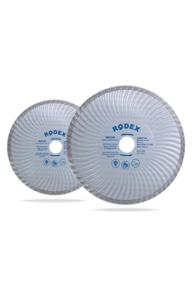 Rodex Turbo Kanallı Elmas Testere 115mm(5/20/100) Rrt115 ürün görseli 1