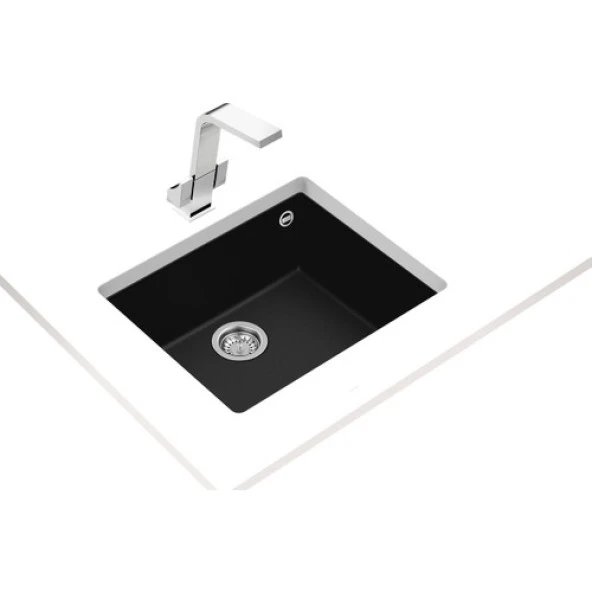 TEKA SQUARE 50.40 TG SİYAH GRANİT MUTFAK EVYESİ - Resim 2