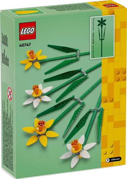 LEGO-40747 Botanicals Nergis - Resim 8