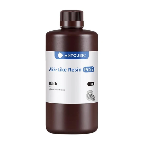 Anycubic ABS Like Resin Pro 2 UV Reçine 1Kg Siyah ürün görseli 1