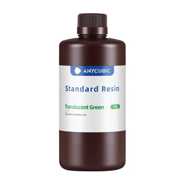 Anycubic Standart UV Reçine 1Kg Şeffaf Yeşil ürün görseli 1