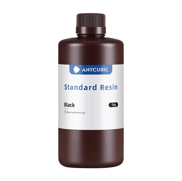 Anycubic Standart UV Reçine 1Kg Siyah ürün görseli 1