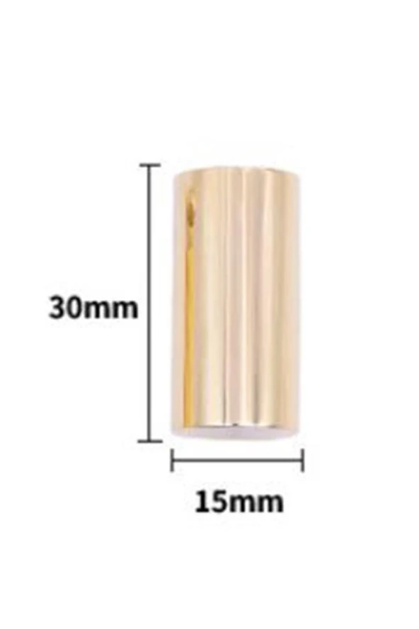 Mühürcüm Boş Mum Mühürü Pirinç Silindir Sütun Damga 15x30 mm R5799PS15 ürün görseli 1
