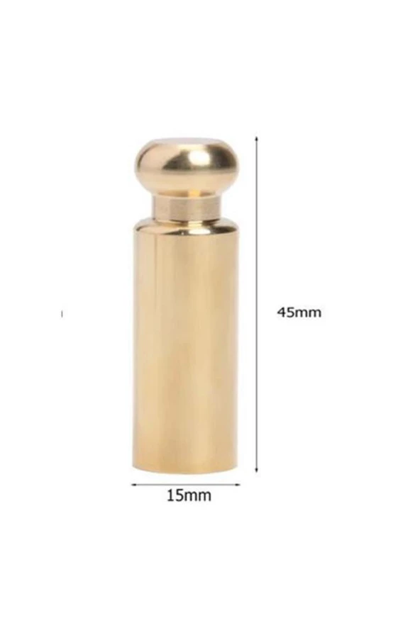Mühürcüm Boş Mum Mühürü Pirinç Silindir Sütun Damga 15x30 mm R5799PH1545 ürün görseli 1