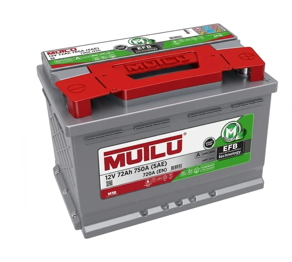 Mutlu EFB Start-Stop 12 V 72 Ah 720 A  (EN) Akü ürün görseli 1
