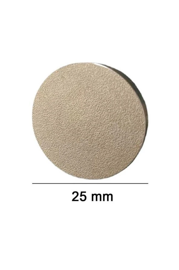 Mührü Mumu Damga 25 mm Yuvarlak Kumlu Boş Pirinç Kafa + Ahşap Sap R5799K25 ürün görseli 1