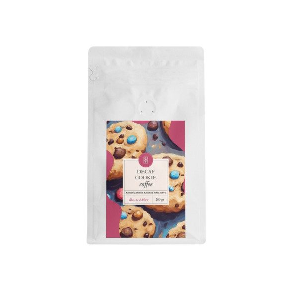 Decaf Cookie Coffee Kafeinsiz Kurabiye Aromalı Filtre Kahve 200 Gr ürün görseli 1