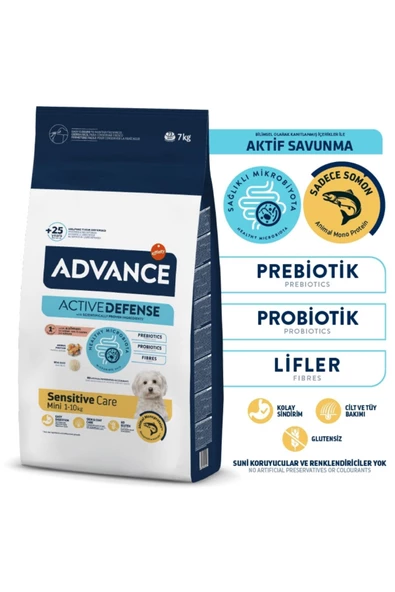 Advance Mını Sensivity Küçük Irk Somonlu Köpek Maması 7 Kg ürün görseli 1