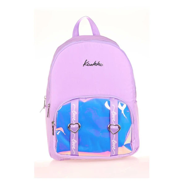 Kaukko Mirror Sırt Çantası Lilac Okul Sırt Çantası ürün görseli 1