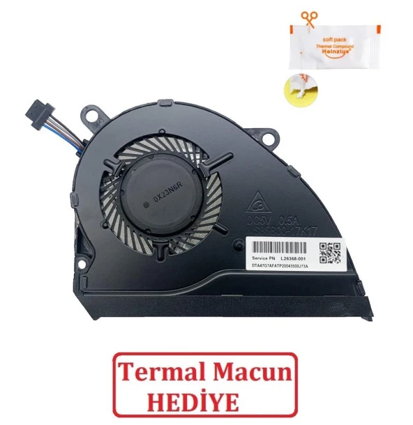 Hp Pavilion 14-CE0011TU, 14-CE0011UR, 14-CE0012NF, 14-CE0012NP Notebook Gpu Fanı / Ver.2 ürün görseli 1