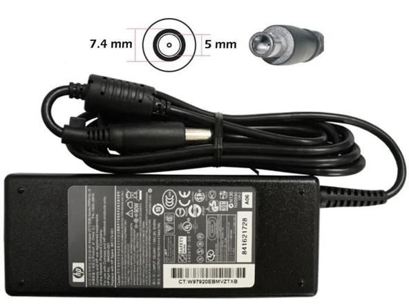Hp Compaq 19V 4.74A 90W - 19.5V 4.62A 90W Orijinal Notebook Adaptörü - Pinli Uç ürün görseli 1