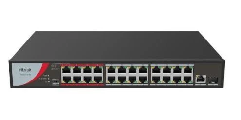 HILOOK NS-0326P-230(B) 24XFE+1XGE+1XGE/SFP YONETİLEMEZ 230W POE SWİTCH ürün görseli 1