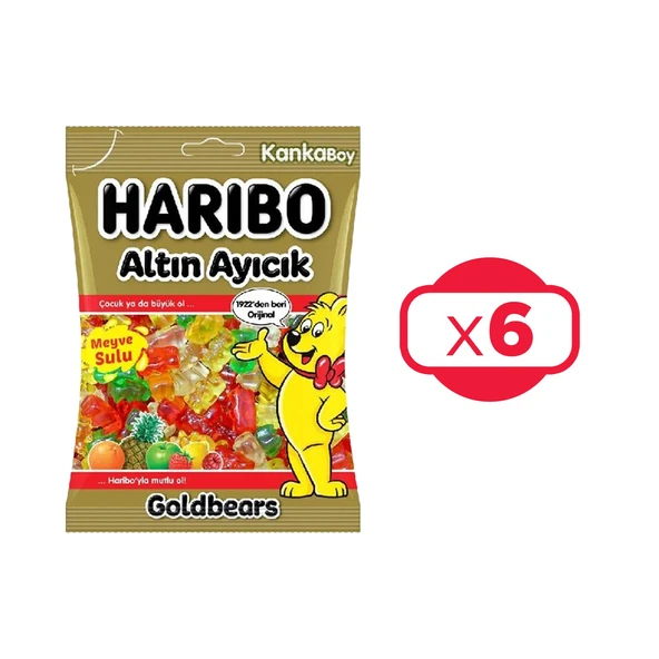 Haribo Altın Ayıcık 80 gr x 6 Adet - Resim 2