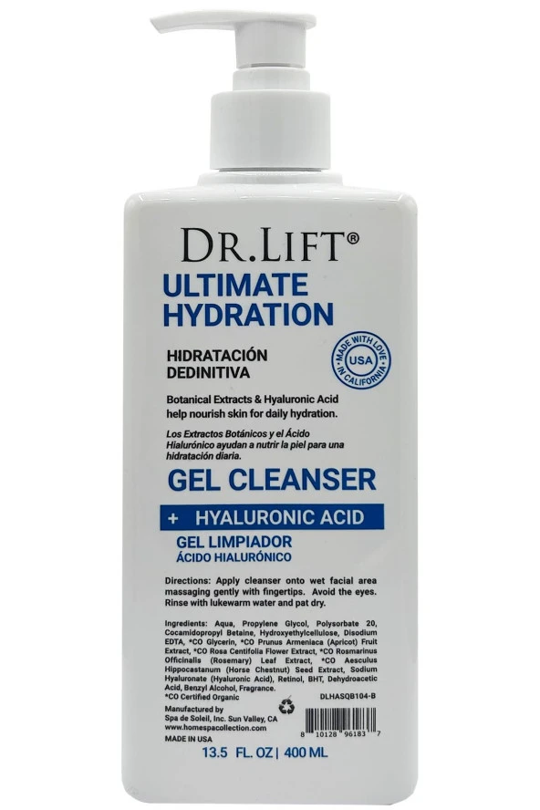 Dr.Lift Hyaluronic Acid Yüz Temizleme Jeli 400ML ürün görseli 1
