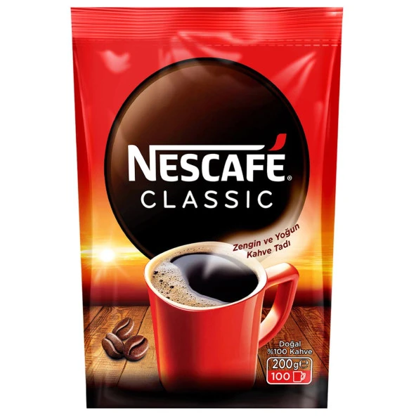 Nescafe Classic Kahve 200 gr 6 Adet ürün görseli 1
