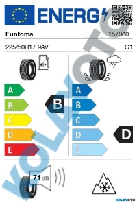 Funtoma Roadfun Winter 225/50R17 98V RF M+S (Kış) (2023) ürün görseli 1