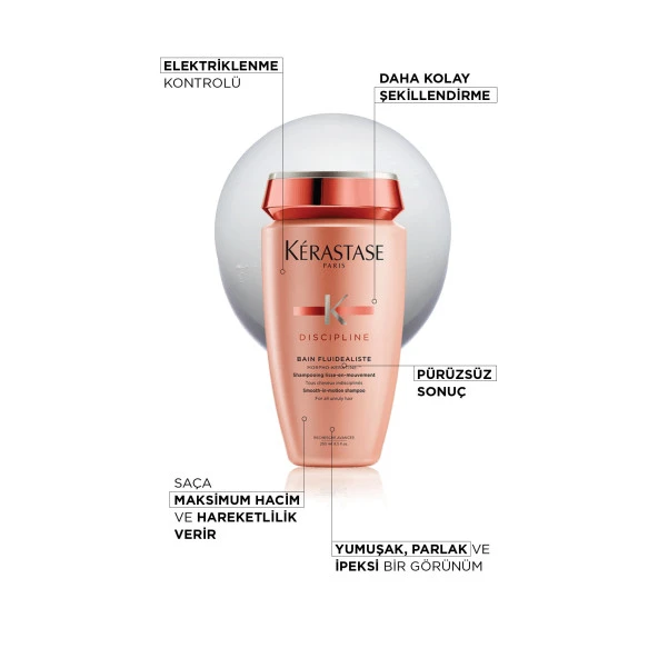 Discipline Bain Fluidéaliste 250ml - Resim 2