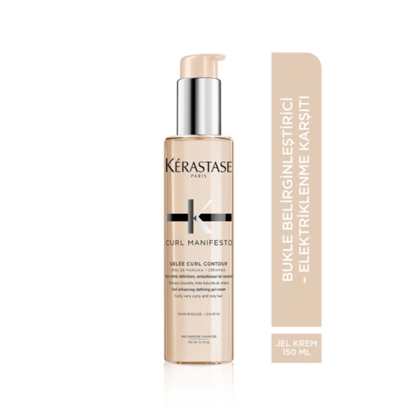 Gelée Curl Contour Kıvırcık Saçlar için Bukle Belirginleştirici Jel Krem 150ml ürün görseli 1