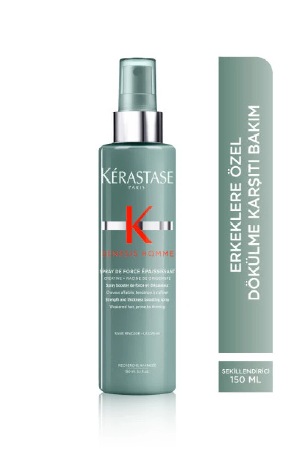 Genesis HOMME Booster Sprey 150ml - Resim 2