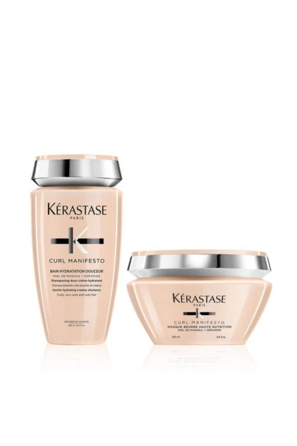 Curl Manifesto Bain 250ml +Curl Manifesto Masque 200ml ürün görseli 1