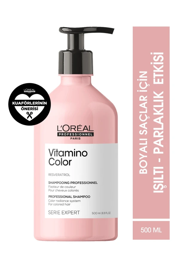Serie Expert Vitamino Color Renk Koruyucu Şampuan 500 Ml ürün görseli 1