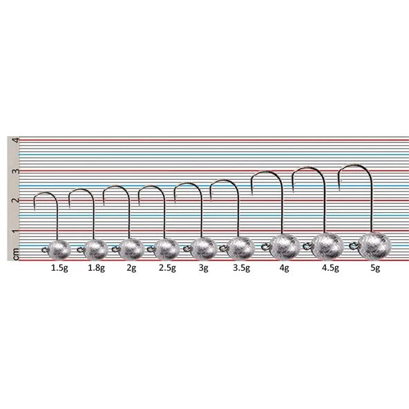 River Top kafa 4 Adet Jig Head  2 GR - Resim 3