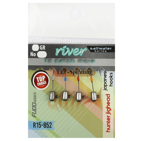 River Hunter 4 Adet Jig Head  1 GR ürün görseli 1