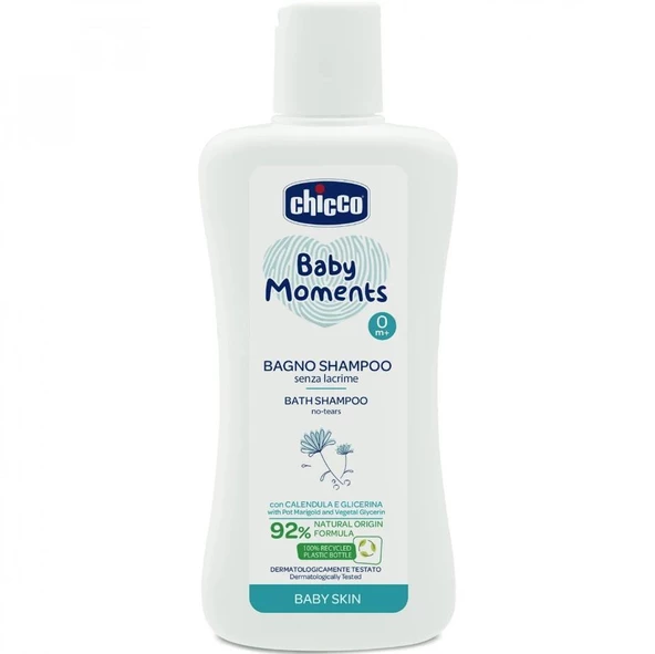 Chicco Baby Moments Doğal Saç Ve Vücut Şampuanı 200 ml ürün görseli 1