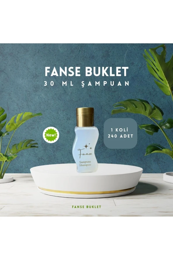 Fanse Otel Temizlik Medikal Malzemeleri Fanse 30 ml Otel Tipi Şampuan 1 Koli 240 Adet ürün görseli 1