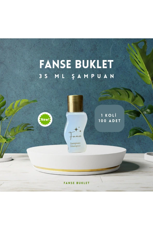 Fanse Otel Temizlik Medikal Malzemeleri Fanse 35 ml Otel Tipi Şampuan 1 Koli 100 Adet ürün görseli 1