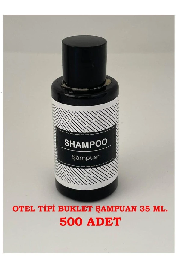 SARI BUKLET OTEL Otel Tipi Buklet Şampuan 35 Ml. 500 Adet ürün görseli 1