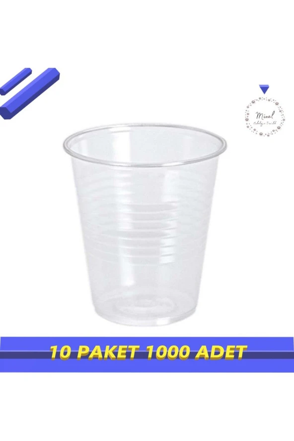Space Cup Plastik Pet Bardak (Otomat Bardağı) 180 cc 1000 Adet ürün görseli 1