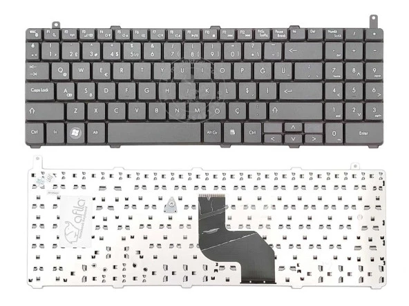 V109946AS MP-08G Notebook Klavye - Tuş Takımı / Siyah - TR ürün görseli 1