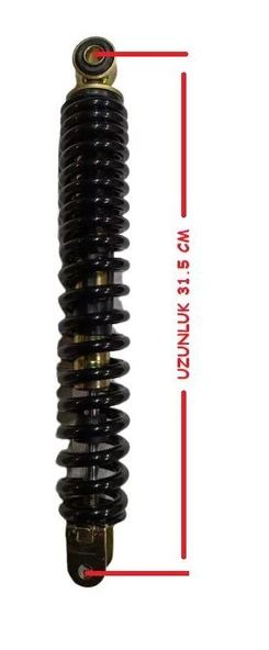 MOTOGUSTO RAPID50 ARKA AMORTİSÖR 31.5 CM ürün görseli 1