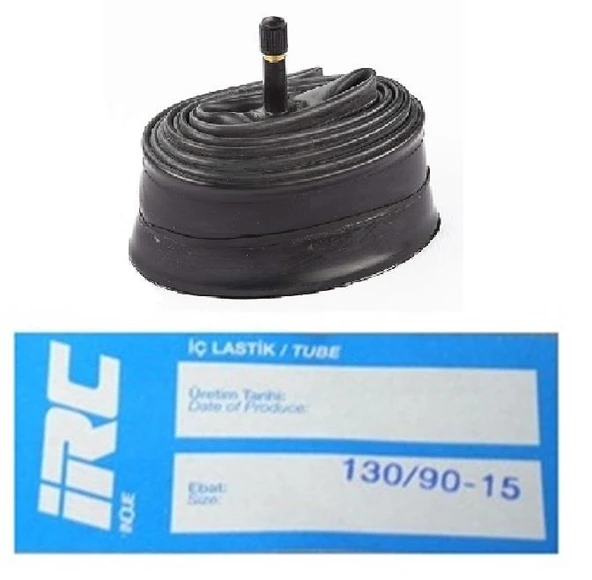 IRC 130/90-15 İÇ LASTİK DİK SİBOP PLASTİK SİBOP ürün görseli 1