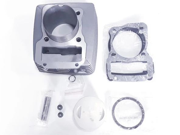 MONDİAL MH125 DRİFT SİLİNDİR KOMPLE 125cc PİSTON CAPI 56.5mm ürün görseli 1