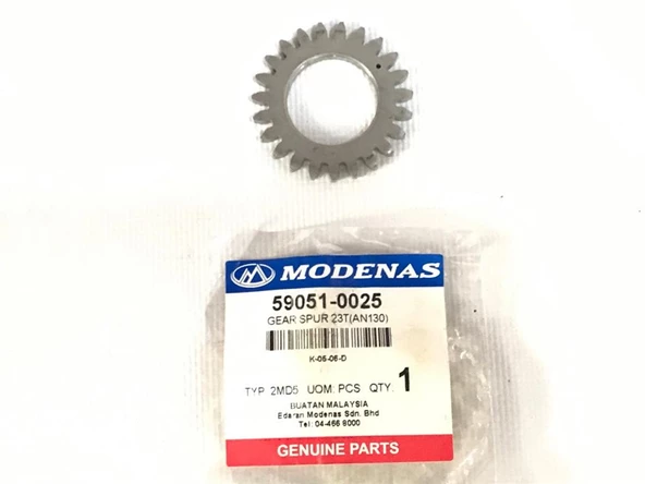 MODENAS GT135 ÖN DEBRİYAJ ARKA TAS DİŞLİSİ 23T DİŞ ORJİNAL ürün görseli 1