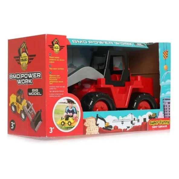 Sürtmeli Oyuncak Power Work Dozer - Resim 6