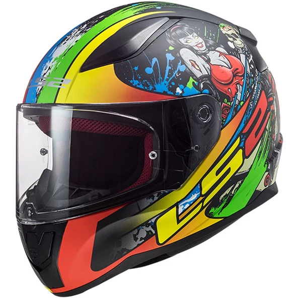 LS2 RAPID FIESTY MAT SİYAH KASK ürün görseli 1