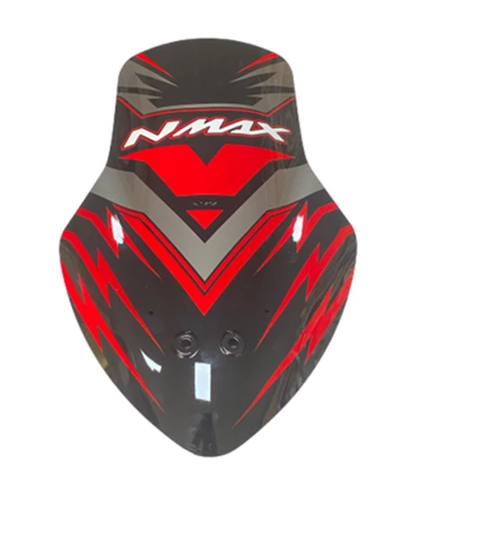 YAMAHA NMAX125-155 ÖN SİPERLİK CAMI KIRMIZI STİCKER (2014-2018) ürün görseli 1