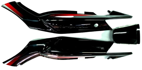 HONDA CBF150 SAĞ SOL SELE ALTI TAKIM SİYAH Y/M 3 PARÇA OEM ürün görseli 1