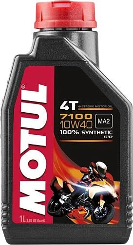 MOTUL 7100 10W-40 4T %100 FULL SENTETİK MOTOSİKLET YAĞI ürün görseli 1